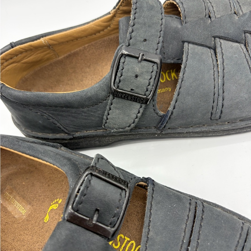 Birkenstock Madeira fisherman closed toe dark gray sandal women’s size 9 men’s 7 - Picture 5 of 6